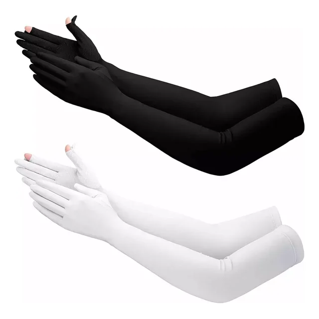 Guantes Largos Uv Para Conducir, Para Mujer
