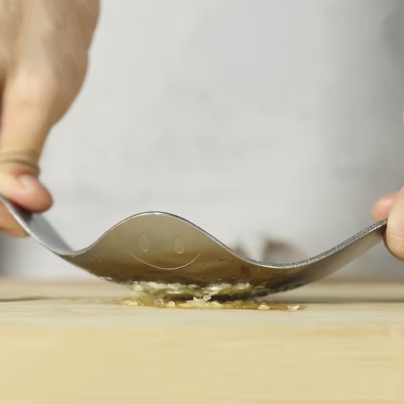 3D Stainless Steel Manta Fish Garlic Press | Fun Kitchen Ornaments | Stress Relief Helper
