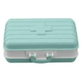 thumbnail image 2 of Mini Vitamin Organizer, Plastic Medicine Box, Medicine Case Tight Sealing Pill Organizer Portable 6 Compartments Daily Medicine Case Container for Pocket Travel, 2 of 7