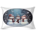 thumbnail image 2 of Snowmen Throw Pillow Covers 1 Set Super Soft Pillow Shams Covers with Zipper, Living Room Farmhouse Decor Giftsations, 20x40 Inch, 2 of 7