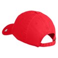 thumbnail image 3 of US Air Force Veteran Flag Embroidered Solid Cotton Twill Low Profile Strap Cap - Red OSFM, 3 of 5