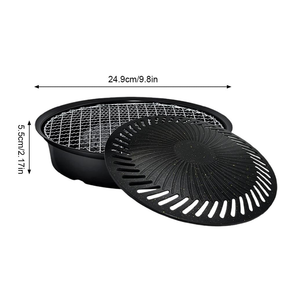 BBQ Grill Pan Non Stick Aluminum BBQ For Outdoor Cooking,stove top grill For outdoor campin grills,Barbecue trays and