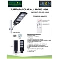 thumbnail image 4 of LAMPARA SUBURBANA SOLAR 100W ALL IN ONE, 4 of 5