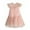 r-397Pink138, variant on MEZZALL Toddler Girls Fly Sleeve Star Moon Sequin Dress Dance Party Ruffles Dresses Soft Kids Crew Neck Solid Color Child Sundress