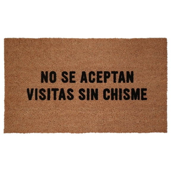 Calloway Mills 110771729 No Se Aceptan Visitas sin Chisme Doormat 17" x 29"