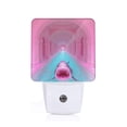 thumbnail image 1 of Balery Pink Shark Pool Fantasy Luz Nocturna LED con Sensor Automático, Enchufe con Sensor Crepuscular, Luz Suave de 0.5W para Dormitorio, Pasillo, Baño-UK, 1 of 7