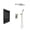 Brushed Nickel, variant on 12 Inch Bathroom Rain Shower System Set Wall Mount, with Handheld Shower Head and Shower Niche