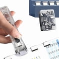 thumbnail image 2 of 1 Set Paper Portable Handheld Paper Clip Dispenser with 100 Pcs Clips Fast Paper Clipper,Binder Clips Small,Refill Clips Paper Clam Clip Work with Clam Clip Dispensers, 2 of 7