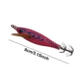 thumbnail image 4 of Señuelo Pesca Luminoso Anzuelos Calamar Anzuelo Artificial Cebos Jigging () Rosa Y Azul, 4 of 4