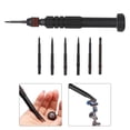 thumbnail image 4 of Ensemble de Tournevis 6 en 1 Torx Tournevis Croisés Kit d'Outils d'Ouverture pour iPhone, 4 of 10