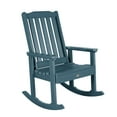 thumbnail image 3 of Highwood 3-pc Lehigh Rocking Chair Set - 2 Lehigh Rockers and 1 Adirondack Side Table, Outdoor, Eco-friendly, Synthetic Wood, 3 of 6
