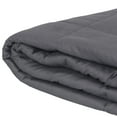 thumbnail image 6 of HomGarden 15lbs Weighted Blanket 48"x72"- Breathable Cotton & Premium Glass Beads, Twin-Size 140-160lbs for Adults Children, Grey, 6 of 10