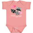 thumbnail image 3 of Inktastic Stealin' Your Heart Cute Raccoon Boys or Girls Baby Bodysuit, 3 of 5