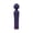Purple, variant on Royal Gems Scepter Silicone Mini Personal Massage Wand, Black
