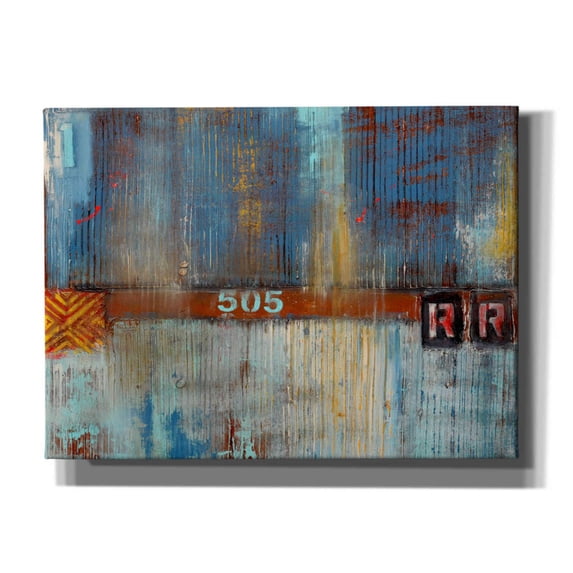 Epic Graffiti 'Crossing the Tracks I' by Erin Ashley, Canvas Wall Art, 54"x40"