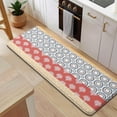 thumbnail image 5 of Colorful Geometric Striped Pattern Kitchen Rug Mat,Kitchen Runner Rugs Non Skid Washable,Decorative Kitchen Floor Mats for Kitchen,Sink,Laundry,17"x47.2", 5 of 7