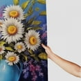 thumbnail image 3 of Pratyus Daisies Quick-Drying Shower Curtain Set for Bathroom 100% Polyester Fiber with Hooks 60x72, 3 of 7