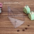 thumbnail image 4 of 100 Pcs Clear Triangular Mousse Cake Collars for Cake Decorating, 4 of 4