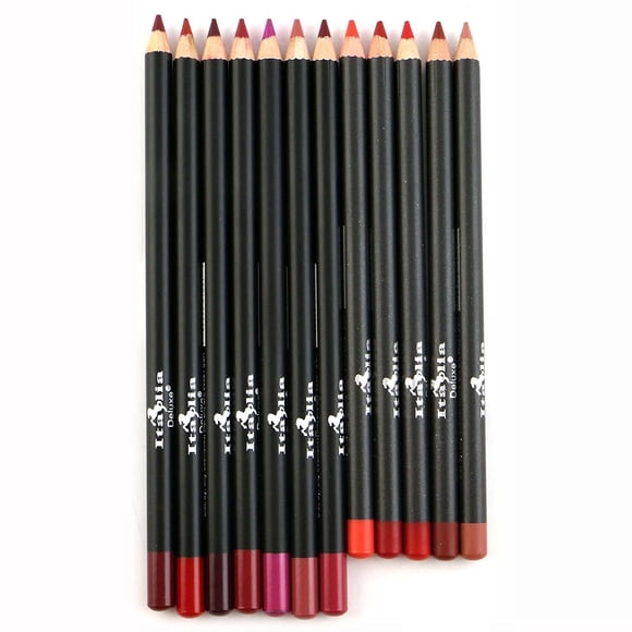 Set de delineador de labios Italia Deluxe Ultra Fine 12 colores