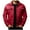 Red, variant on WREESH Fashion Winter Jacket Men Button Pocket Double Sided Wear Casual Loose Coat Business Affairs Long Sleeves Solid Jacket Olive Green