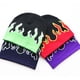 thumbnail image 4 of Gorro de punto con diseño de llamas, cálido, de lana, para exteriores, para hombre y mujer, 4 of 5