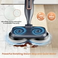 thumbnail image 6 of INSE Steam Mop with Rotating Pads, 10 in 1 Scrubbing Steam Vacmop for Kitchen,  Hardwood Floor, Marble Floor, 6 of 14