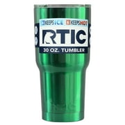 RTIC 30 oz Green Translucent Stainless Steel Tumbler Cup