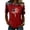 Red, variant on Womens 4th of July Shirts 250 Anniversary USA Graphic Tee American Flag Print Crewneck Patriotic Summer Festival Top