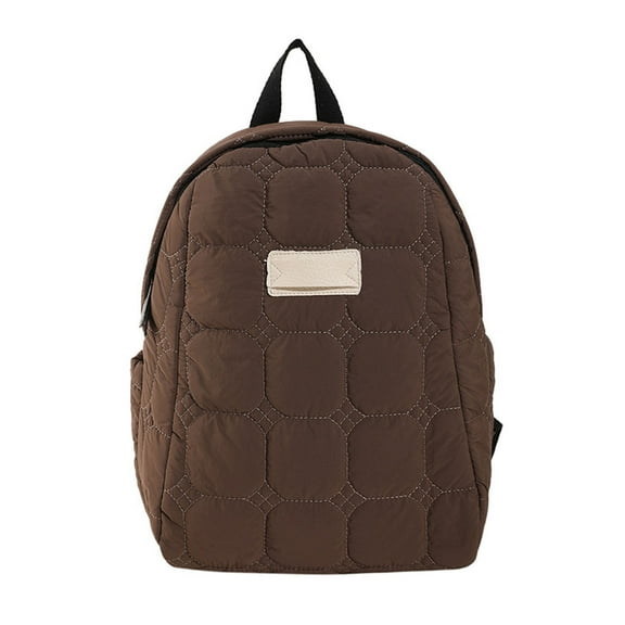 Fogun Casual Puffer Backpack Large Capacity Backpack Waterproof Backpack School Bag Adjustable Strap for Women Men