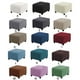 thumbnail image 4 of Yuarrent Funda otomana cuadrada resistente al desgaste y duradera Mano de obra fina Agradable para la piel Fácil de instalar Decoración del hogar violeta claro S, 4 of 6