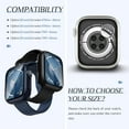 thumbnail image 6 of Goton 2 Pack Waterproof Case for Apple Watch Series 9 8 7 Screen Protector 45mm, Tempered Glass Hard PC Shockproof Cover Back Bumper for iWatch, 6 of 14