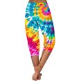 thumbnail image 6 of Penkiiy Women's Yoga Capris Gradient Loose Soft Workout Pants Outdoor Sports Casual Pants With Pockets 2XL Multicolor, 6 of 7
