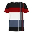 thumbnail image 4 of Bzhegqhd New Fashion Casual Men Print Sports T-shirt Short Sleeve Round-Neck Blouses Shirts, 4 of 4