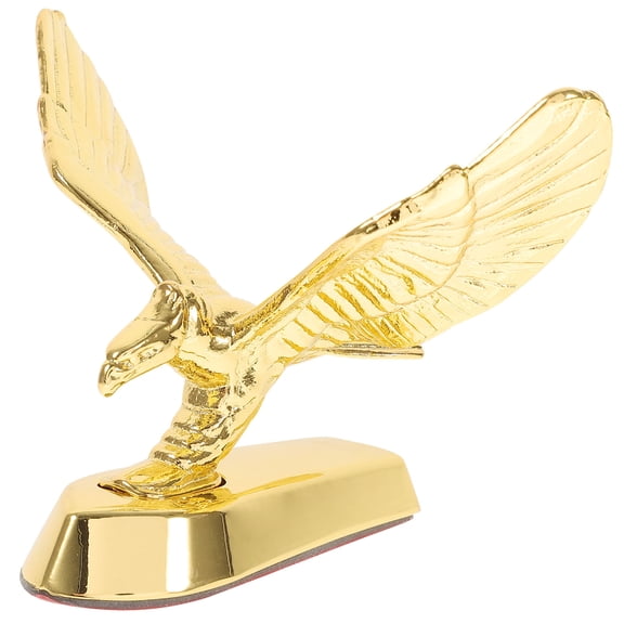 LOLIPPYY 1Pc Golden Zinc Alloy Motorcycle Front Emblem Badge Ornament Accessory