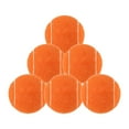 thumbnail image 2 of jinwen 6 Pcs Balles de Tennis Pratique Entraînement Résistantes à l'Usure pour Jeux Extérieur Intérieur Orange, 2 of 9