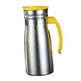 thumbnail image 3 of twisto Stainless Steel Vacuum Insulated Kettle 1L Tea Pot for Shop Hotel Restaurant Yellow with handle, 3 of 8