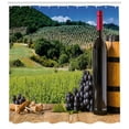 thumbnail image 3 of Ambesonne Wine Shower Curtain, Idyllic Tuscany Country, 69"Wx75"L, Black Green Pale Brown, 3 of 3