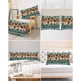 thumbnail image 6 of Satin Pillowcases King Size, Cat Pets Printed Teal Brown Wood Grain Silk Pillow Cases for Hair and Skin with Zipper 2 Pack, Black Dog Claws Smooth Throw Pillow Covers for Sleeping, 20"x36", 6 of 6