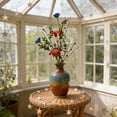 thumbnail image 5 of B Patriotic Artificial Wildflower Branchlet With Red White Blue Marguerite Foliage And Berry Accents For 4Th Of July Home Decor Table Centerpiece 18.89 X 5.90 X 1.18 In 0.09 Lb, 5 of 6