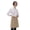 Khaki, variant on DOVACKA Unisex Half Bistro Server Apron, Adjustable Waist Apron with Pockets for Restaurant