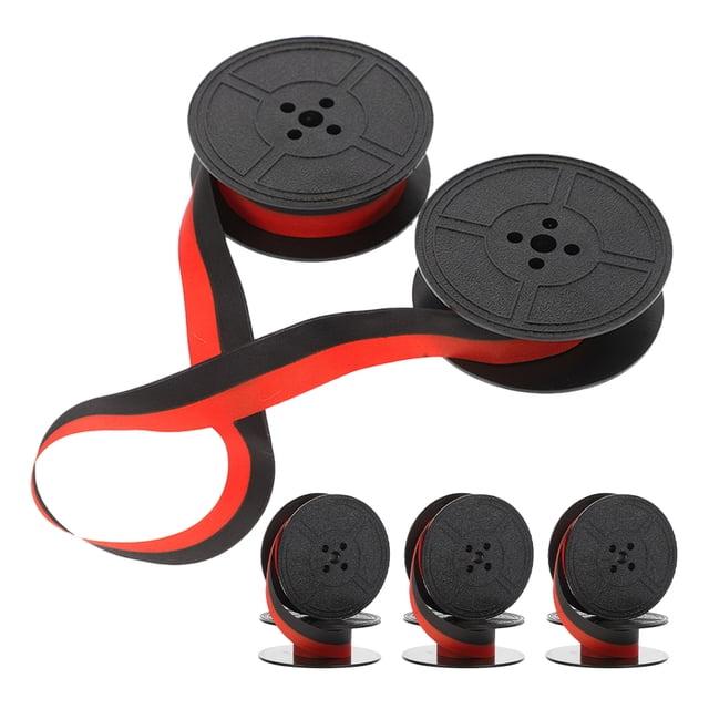 OUNONA 4Sets Convenient Typewriter Ink Ribbon Nylon Spool Lightweight and Universal Fit