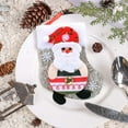 thumbnail image 4 of Festive Doll Socks Cartoon Pendant for Holiday Decoration with Santa Snowman and Candy Designs, 4 of 4