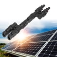 thumbnail image 1 of Ccdes Solar Branch Connector 2 To 1,1 Pair Solar Branch Connector 2 To 1 Male Female Waterproof For PV Panel Cable 40A 1000V DC, 1 of 8