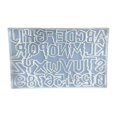 thumbnail image 1 of Diy English Alphabet Numbers Keychain Silicone Epoxy Mold Diy Keychain Pendant Jewelry Crafting Mould For Halloween Gift, 1 of 4