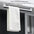 thumbnail image 2 of Toallero Sencillo Colgador De Toallas Montado En La Pared, Toallero De Baño Sin Perforaciones, Organizador De Toallas Para Baño Y Cocina Methold HA025565-01, 2 of 7