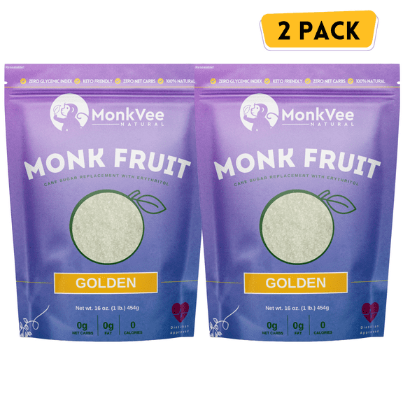 MonkVee® Golden Monk Fruit Sweetener - 2X Supply