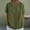 Army Green, variant on Cotton Linen Shirts for Women Summer Short Sleeve Casual Mock Neck Work Blouse Tunic Tops