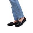 thumbnail image 5 of Where's That From Womens Alpha Bow Detail Extra Wide Loafers, 5 of 5