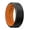 Black&Orange, variant on King Will 4 Pack Mens Silicone Rings, Unique Inner Heartbeat Design, 8mm Wide 2.2mm Thick, Breathable Rubber Wedding Bands, Comfort Fit Ring, Multi Colors, Size 7