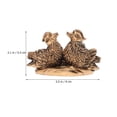 thumbnail image 2 of Decorative Mandarin Duck Figurine Feng Shui Adornment Love Birds Statue, 2 of 7